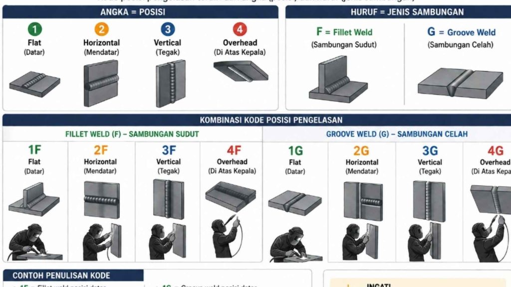 Macam-macam posisi pengelasan