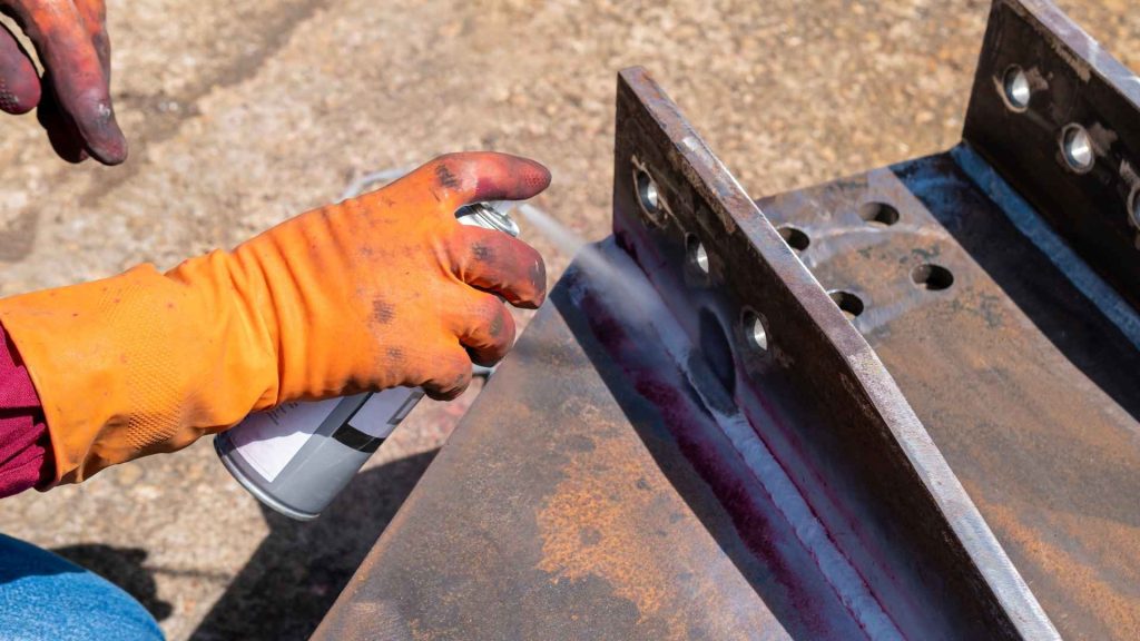 developer dalam proses dye penetrant